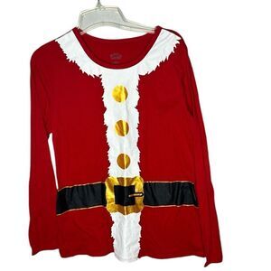 Wondershop long Sleeve Santa Shirt. Size Medium.